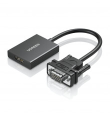 Видео переходник-адаптер (конвертер) | VGA / AUX на HDMI | UGREEN CM513
